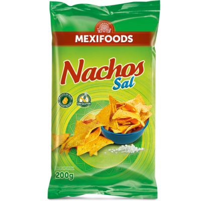 Tortilla chips Nachos solone 200g - Mexifoods