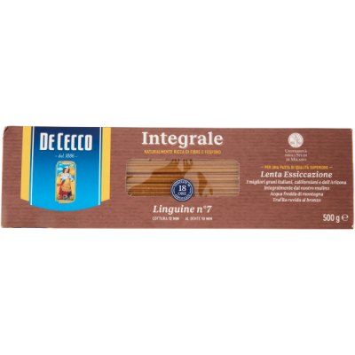 Makaron Linguine n7 Integrali 500g - De Cecco