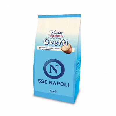 Jajeczka wielkanocne Ovetti Cioccolato al Latte SSC Napoli 150g - Crispo