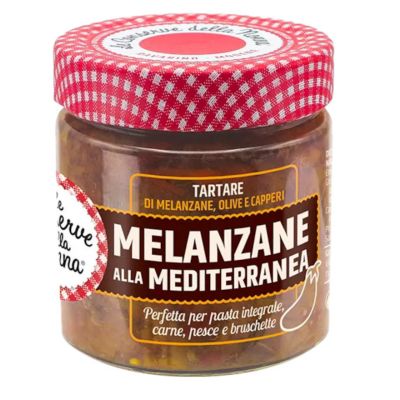 Pasta Śródziemnomorska Melanzene alla Mediterranea 200g - Conserve della Nonna