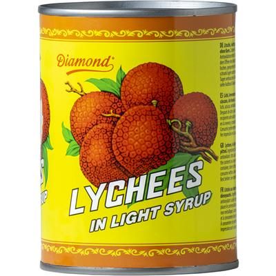 Liczi w puszce słodzone Lychees 540g - Diamond