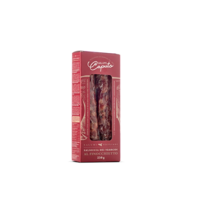 Salsiccia dei Nebrodi al Finocchietto 250g - Salumi Caputo