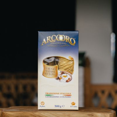 Spaghetti Arcooro to makaron jajeczny z mąki z twardej pszenicy durum