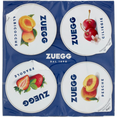 Mix dżemów Poker Assortiti 4x 25g - Zuegg