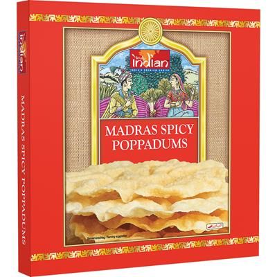 Naleśniki Indyjskie pikantne Pappadums Madras 112g - Truly Indian