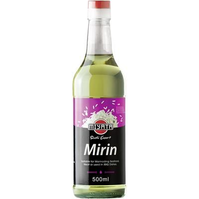 Przyprawa octowa z fermentowanego ryzu Mirin 500ml - Miyata