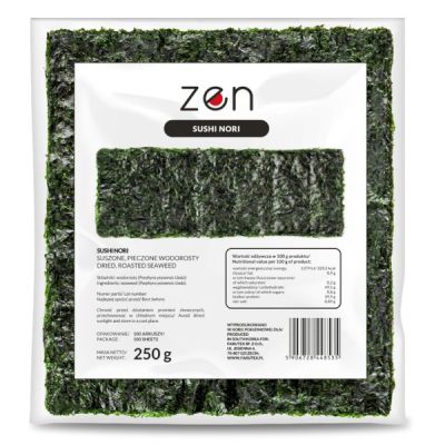 Glony do sushi Nori Gold 100sztuk/250g - Zen, Krótki termin