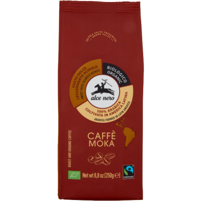 Kawa Caffe Moka Arabica BIO 250g - Alce Nero ekologiczna