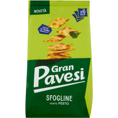 Krakersy Sfogline Pesto 180g - Gran Pavesi