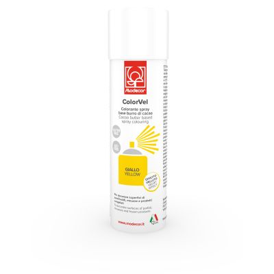 Zamsz cukieniczy żółty Colorvel Spray Vell.250ml giallo Af - Modecor