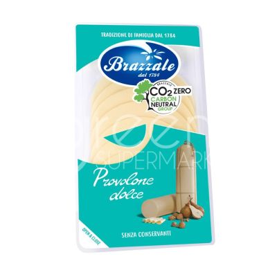 Łagodny ser provolone w plastrach 80 g - Brazzale