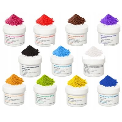 Zestaw barwników spożywczych 11szt. 55g - Funky Color