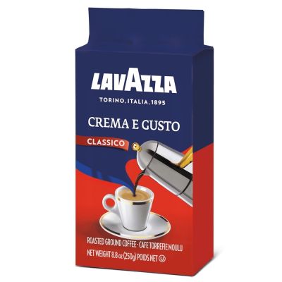 Kawa mielona Crema e Gusto Classico 250g - Lavazza, Uszkodzone opakowanie, bez ubytku