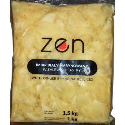 Imbir marynowany biały 1,5kg - Zen