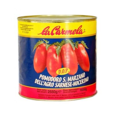 Obrane pomidory Pomodoro San Marzano 2550g - La Carmela