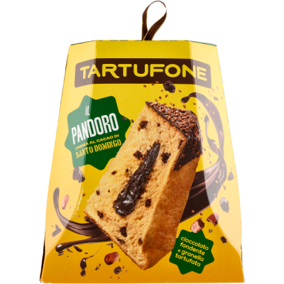 Babka Pandoro Crema al Cacao di Santo Domingo 800g - Tartufone