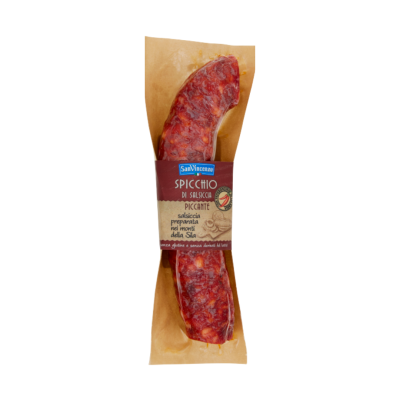 Spicchio di Salsiccia Piccante 150g - San Vincenzo