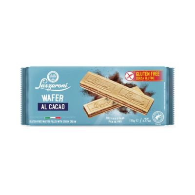 Wafle bezglutenowe Wafer al Cacao Senza Glutine 175g - Lazzaroni