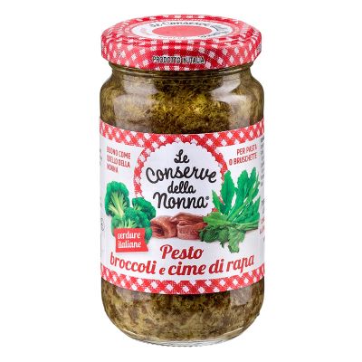 Pesto Broccoli e Cime di Rapa 190g - Conserve della Nonna