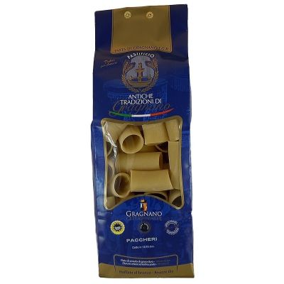 Makaron Paccheri Lisci 500g - Antiche tradizioni di Gragnano