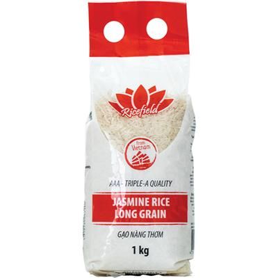 Ryż jaśminowy długoziarnisty czerwony 1kg - Ricefield