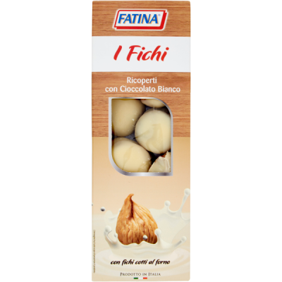 Figi w białej czekoladzie Fichi Ricoperti con Cioccolato Bianco 180g - Fatina