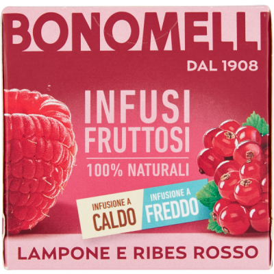 Napar owocowy Infusi Fruttosi Lampone e Ribes Rosso 24g - Bonomelli