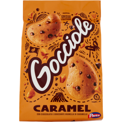 Ciastka z karmelem Gocciole  300g - Pavesi