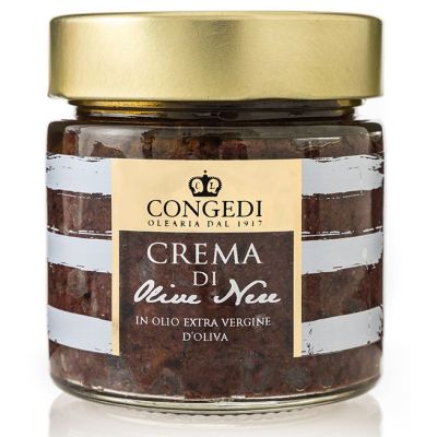 Krem z czarnych oliwek Crema di Olive Nere 220g - Congedi