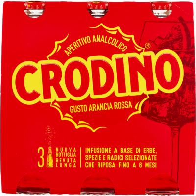 Napój Rosso 3x 175 ml - Crodino aperitif