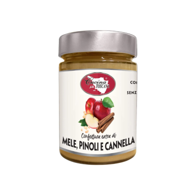 Jabłka z orzechami piniowymi i cynamonem 320g - Cucina Toscana