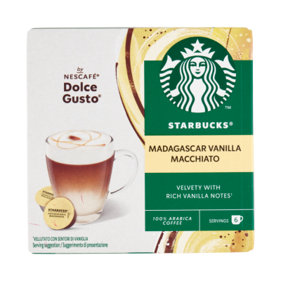 Kawa w kapsułkach Dolce Gusto Madagascar Vanilla Macchiato 132g - Starbucks