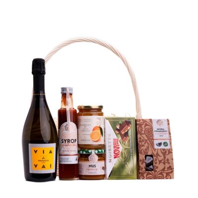Kosz upominkowy prosecco