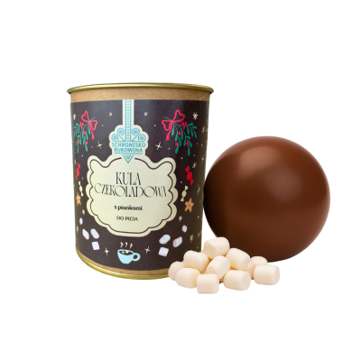 Kula czekoladowa z piankami - Schronisko Bukowina