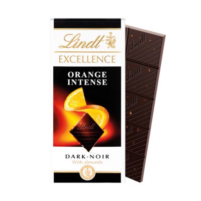Czekolada gorzka z kawałkami pomarańczy i migdałów Excellence 70% kakao - Lindt