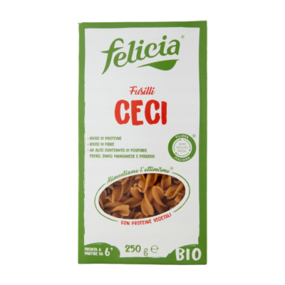 Makaron Fusilli z ciecierzycy Bio - Felicia 250 g