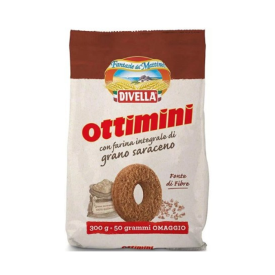 Ciastka Ottimini Grano Saraceno 300g - Divella z mąką gryczaną