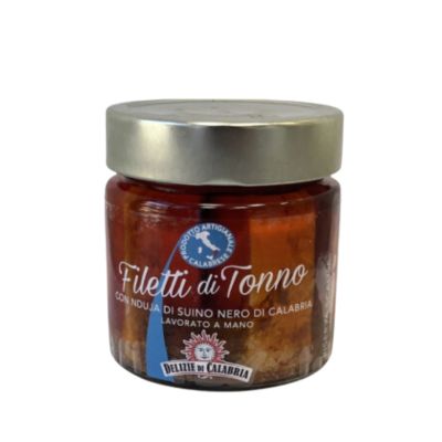 Filetti di Tonno, Delizie di Calabria - włoskie filety z tuńczyka z ndują