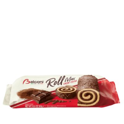 Włoska rolada biszkoptowa o smaku czekoladowym - Balconi