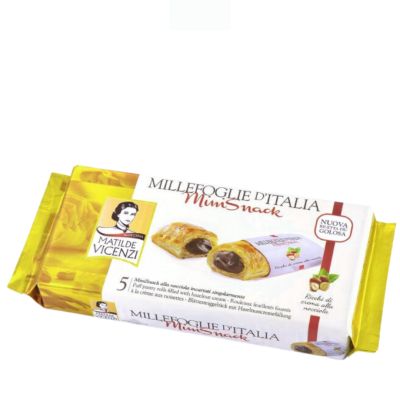 Włoskie ciasteczka z kremem orzechowym Mini Snack - Matilde Vicenzi