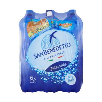 Włoska woda mineralna gazowana Frizzante - San Benedetto