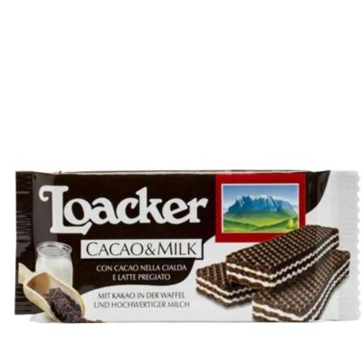 Włoski wafelek kakaowy z mlecznym nadzieniem Loacker