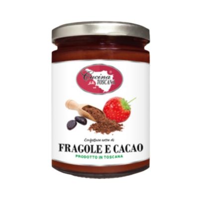 Włoska konfitura truskawkowa z kakao - Cucina Toscana 