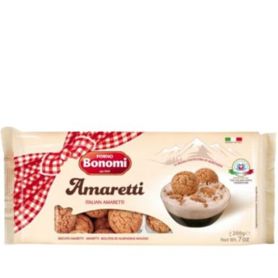 Włoskie ciasteczka migdałowe Amaretti Bonomi