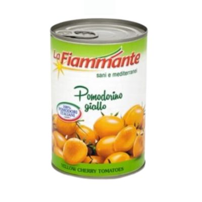 Żółte pomidory pelati 400 g- La Fiammante