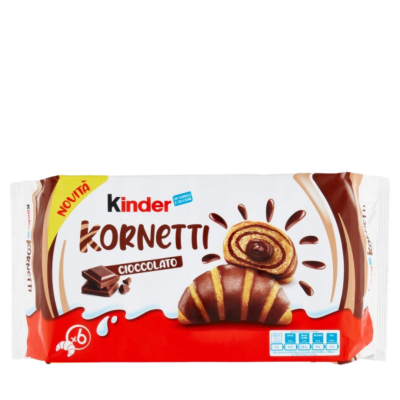Rogaliki Kornetti z czekoladowym nadzieniem - Kinder 252 g