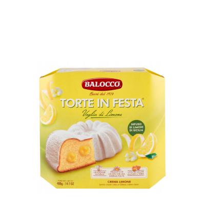 Włoska babka cytrynowa Torte in Festa Balocco