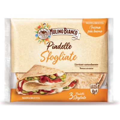 Włoskie tortille Piadelle Sfogliate - Mulino Bianco
