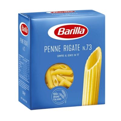Włoski makaron Penne Rigate nr 73 - Barilla
