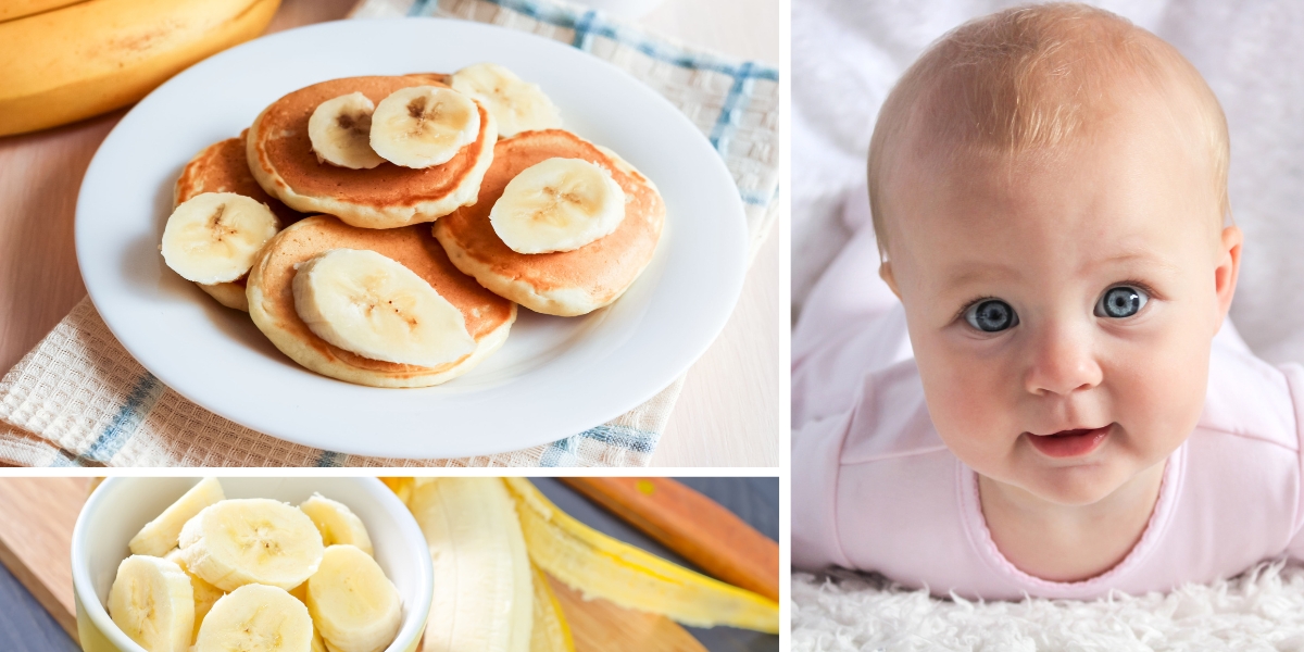 Placuszki bananowe dla niemowlaka